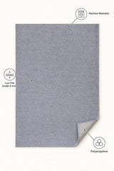 Abstract Boho Area Rug – Gray – features