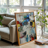 Expressive Colorful Painting Wall Décor Poster Print