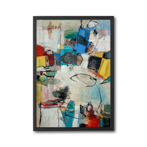 Expressive Colorful Painting Wall Décor Poster Print