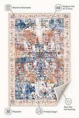 Abstract Contemporary Area Rug – features
