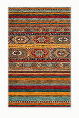 Abstract Ethnic Area Rug – Multicolor