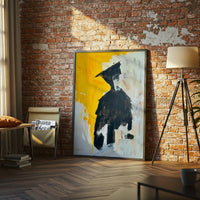 Non-Figurative Figure Painting Home Art Print – Contemporary Minimal Canvas Print