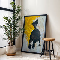 Non-Figurative Figure Painting Home Art Print – Contemporary Minimal Canvas Print
