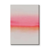Abstract Gradient Modern Wall Art – Soft Pink and Orange Horizon