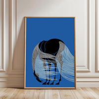 Expressive Horse Simple Wall Décor Poster Print