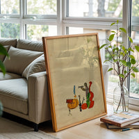 Expressive Jazz Band Wall Print – Contemporary Musician Canvas Print for Living Room Decor