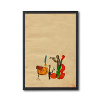 Expressive Jazz Band Wall Print – Contemporary Musician Canvas Print for Living Room Decor