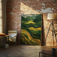 Non-Figurative Landscape Aesthetic Wall Décor Poster Print