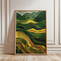 Non-Figurative Landscape Aesthetic Wall Décor Poster Print