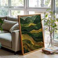 Non-Figurative Landscape Aesthetic Wall Décor Poster Print