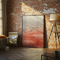 Non-Figurative Landscape Tree Home Art Décor Poster – Aesthetic Nature Print for Minimal Home Decor