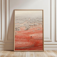 Non-Figurative Landscape Tree Home Art Décor Poster – Aesthetic Nature Print for Minimal Home Decor