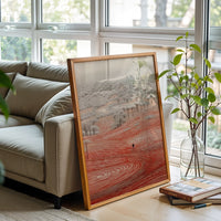 Non-Figurative Landscape Tree Home Art Décor Poster – Aesthetic Nature Print for Minimal Home Decor