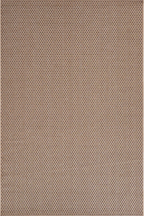 Abstract Natural Jute Area Rug