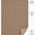Abstract Natural Jute Area Rug – features