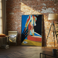 Expressive Nude Painting Wall Décor Print – Contemporary Simple Figure Print