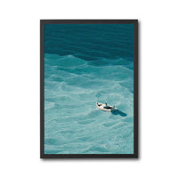 Non-Figurative Ocean Boat Wall Print – Aesthetic Nautical Poster for Minimal Home Decor