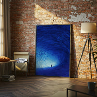 Expressive Ocean Person Aesthetic Home Art Canvas Print Décor Poster