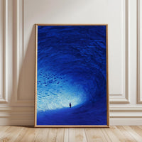 Expressive Ocean Person Aesthetic Home Art Canvas Print Décor Poster