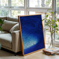 Expressive Ocean Person Aesthetic Home Art Canvas Print Décor Poster