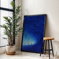 Expressive Ocean Person Aesthetic Home Art Canvas Print Décor Poster