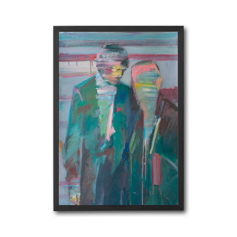 Non-Figurative Portrait Painting Wall Print Poster Print
