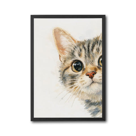 Aesthetic Cat Portrait Wall Décor Wall Poster Print