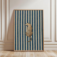 Aesthetic Leopard Illustration Wall Décor Poster