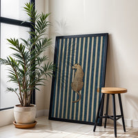 Aesthetic Leopard Illustration Wall Décor Poster