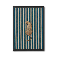 Aesthetic Leopard Illustration Wall Décor Poster