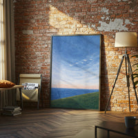 Aesthetic Seascape with Birds Wall Décor Poster Print
