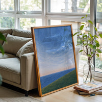 Aesthetic Seascape with Birds Wall Décor Poster Print