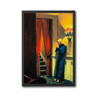 Aesthetic Woman in Hallway Décor Poster – Minimal Wall Print