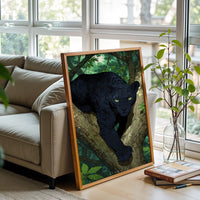 AFERA XV Black Panther Jungle Home Art Wall Poster