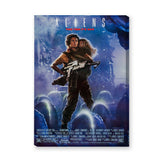 Aliens Movie Poster Retro Wall Art – Ripley and Newt Sci Fi Print