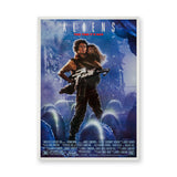 Aliens Movie Poster Retro Wall Art – Ripley and Newt Sci Fi Print