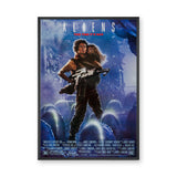 Aliens Movie Poster Retro Wall Art – Ripley and Newt Sci Fi Print