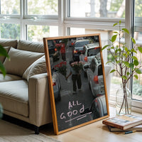 ALL Good Urban Flower Vendor Aesthetic Wall Print