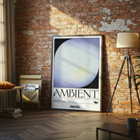 AMBIENT Gradient Décor Poster – Simple Pastel Gradient Wall Décor, Expressive Aura Decor