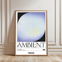 AMBIENT Gradient Décor Poster – Simple Pastel Gradient Wall Décor, Expressive Aura Decor