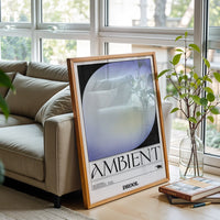 AMBIENT Gradient Décor Poster – Simple Pastel Gradient Wall Décor, Expressive Aura Decor
