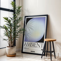 AMBIENT Gradient Décor Poster – Simple Pastel Gradient Wall Décor, Expressive Aura Decor
