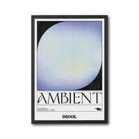 AMBIENT Gradient Décor Poster – Simple Pastel Gradient Wall Décor, Expressive Aura Decor