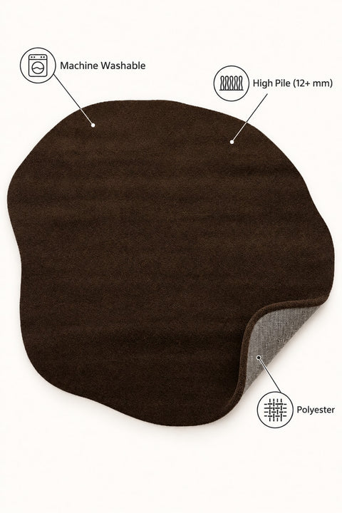 Amorphous Modern Shag Area Rug – features