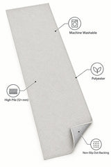 Anatolian Geometric Runner Rug – Light Beige – features