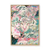 Animals Maximalist Wall Art – Japanese Fantasy Garden Scene