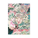 Animals Maximalist Wall Art – Japanese Fantasy Garden Scene