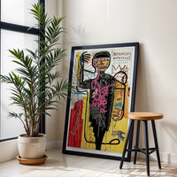 AOPKHESKS Non-Figurative Pop Art Figure Décor Poster, Minimal Abstract Figure Home Wall Print