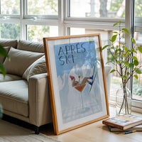 APRÉS SKI Quote Wall Décor Poster – Aesthetic Winter Mountain Print