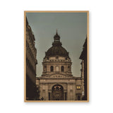 Architecture Vintage Wall Art – Sepia Budapest Basilica Photograph